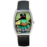 04fce1e89cd1087dc3001358a3d76ef8 Large Barrel Style Metal Watch