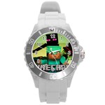 04fce1e89cd1087dc3001358a3d76ef8 Large Round Plastic Sport Watch Large