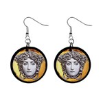 FORNASETTI ART 1  BUTTON EARRINGS 1  Button Earrings