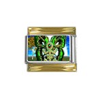 Nature Devas Gold Trim Italian Charm (9mm)
