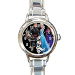 Frozengrp2 Round Italian Charm Watch