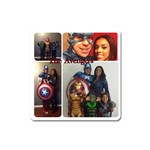 RAQUEL & KIDS AVENGERS MAGNET Magnet (Square)