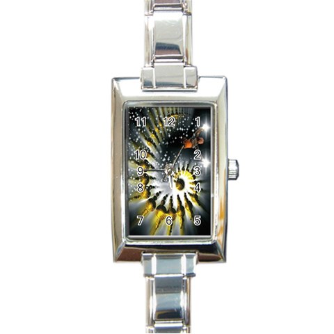 Celestial Goddess Rectangular Italian Charm Watch from ArtsNow.com Front