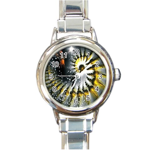 Celestial Goddess Round Italian Charm Watch from ArtsNow.com Front