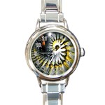 Celestial Goddess Round Italian Charm Watch