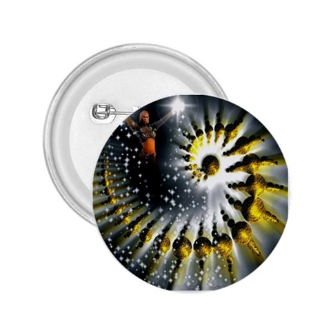 Celestial Goddess 2.25  Button from ArtsNow.com Front