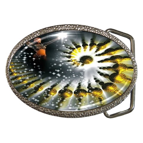Celestial Goddess Belt Buckle from ArtsNow.com Front