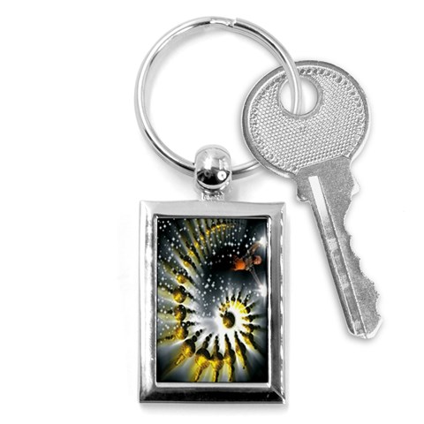 Celestial Goddess Key Chain (Rectangle) from ArtsNow.com Front
