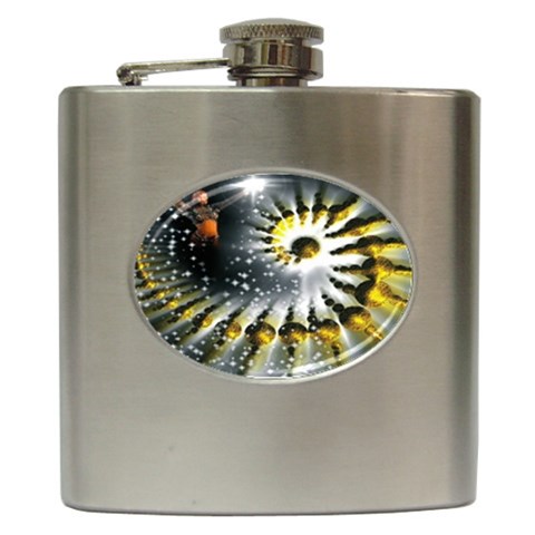 Celestial Goddess Hip Flask (6 oz) from ArtsNow.com Front