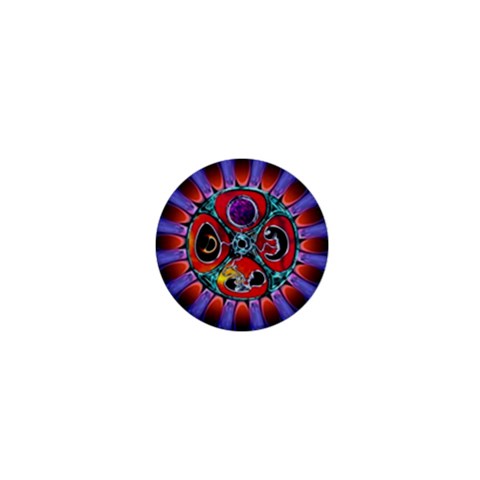 Conception Mandala 1  Mini Magnet from ArtsNow.com Front