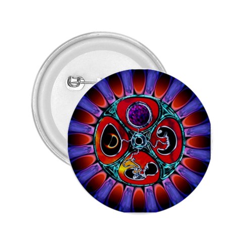Conception Mandala 2.25  Button from ArtsNow.com Front