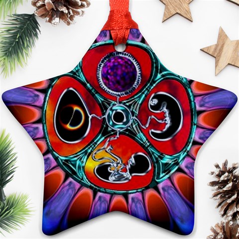Conception Mandala Ornament (Star) from ArtsNow.com Front