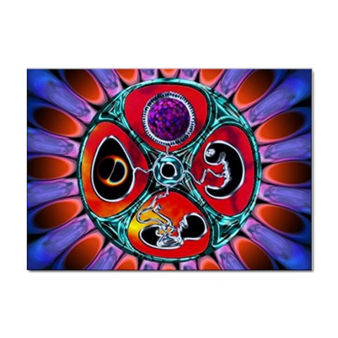 Conception Mandala Sticker A4 (100 pack) from ArtsNow.com Front