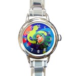 Mother&Baby Round Italian Charm Watch