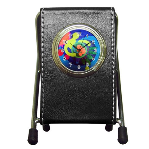Mother&Baby Pen Holder Desk Clock from ArtsNow.com Front