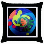 Mother&Baby Throw Pillow Case (Black)