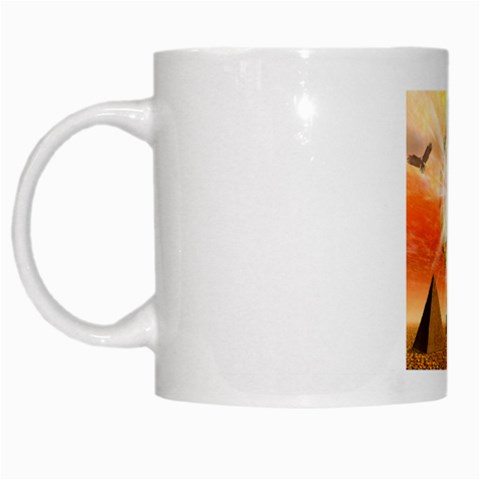 Divine Rayship White Mug from ArtsNow.com Left