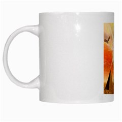Divine Rayship White Mug from ArtsNow.com Left