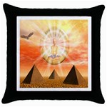 Divine Rayship Throw Pillow Case (Black)