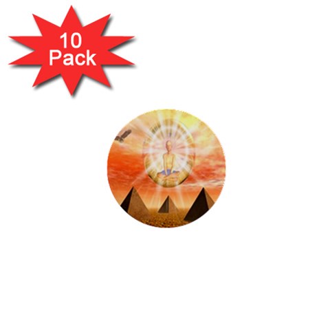 Divine Rayship 1  Mini Button (10 pack)  from ArtsNow.com Front