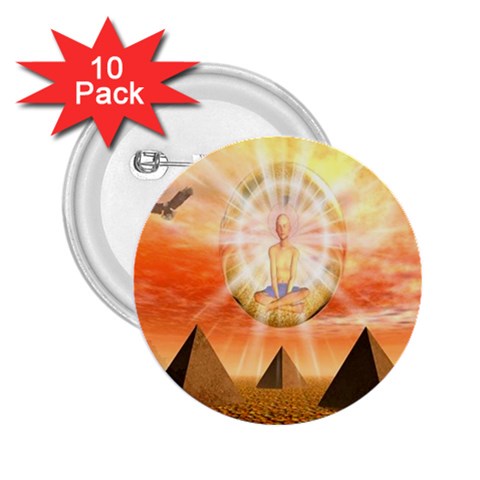 Divine Rayship 2.25  Button (10 pack) from ArtsNow.com Front