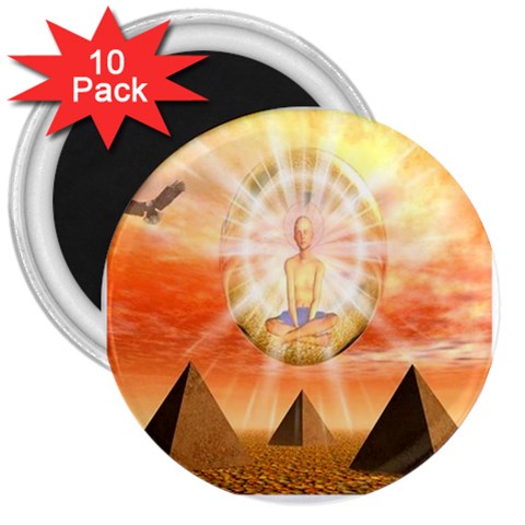 Divine Rayship 3  Magnet (10 pack) from ArtsNow.com Front
