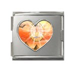 Divine Rayship Mega Link Heart Italian Charm (18mm)