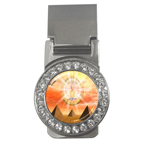 Divine Rayship Money Clip (CZ) from ArtsNow.com Front