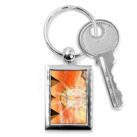 Divine Rayship Key Chain (Rectangle) from ArtsNow.com Front
