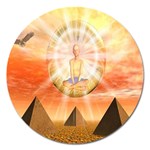 Divine Rayship Magnet 5  (Round)