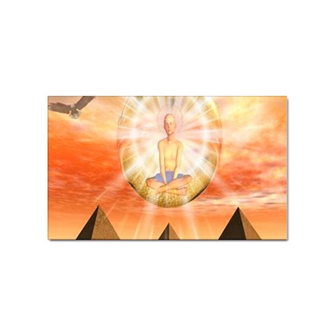 Divine Rayship Sticker Rectangular (10 pack) from ArtsNow.com Front