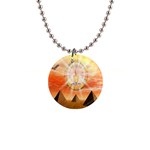 Divine Rayship 1  Button Necklace