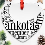 Sankofashirt Heart Ornament