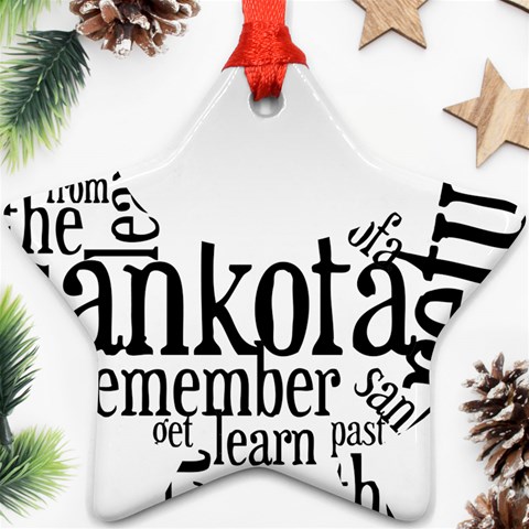 Sankofashirt Star Ornament from ArtsNow.com Front