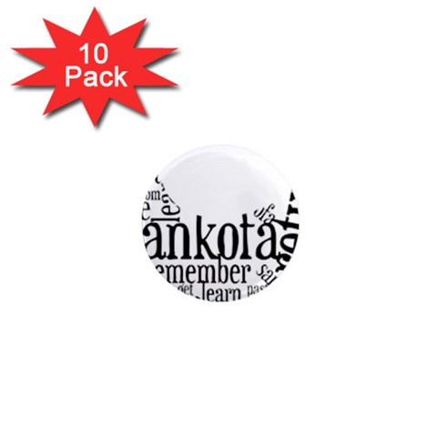 Sankofashirt 1  Mini Button Magnet (10 pack) from ArtsNow.com Front