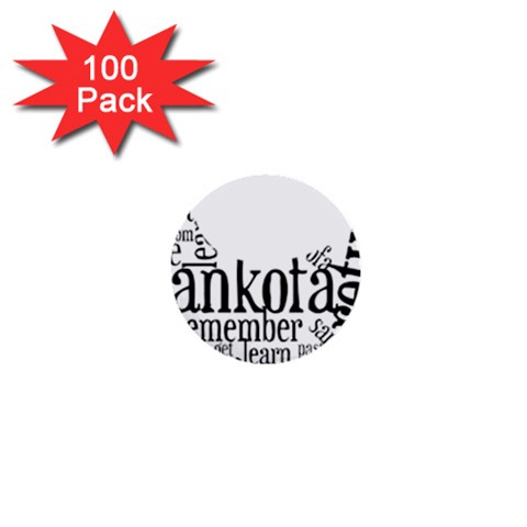 Sankofashirt 1  Mini Button (100 pack) from ArtsNow.com Front