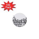 Sankofashirt 1  Mini Button (100 pack)