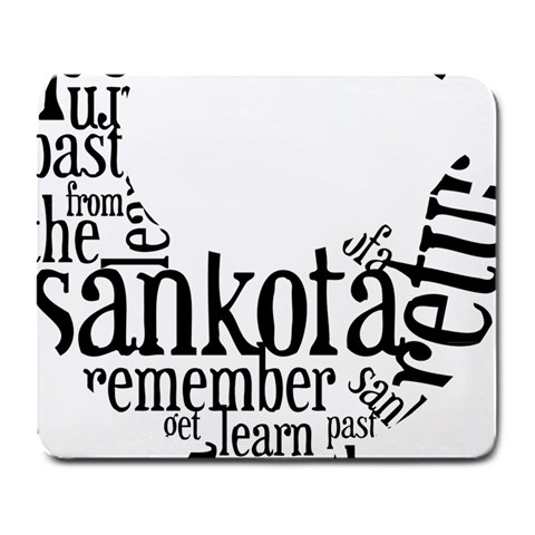 Sankofashirt Large Mouse Pad (Rectangle) from ArtsNow.com Front