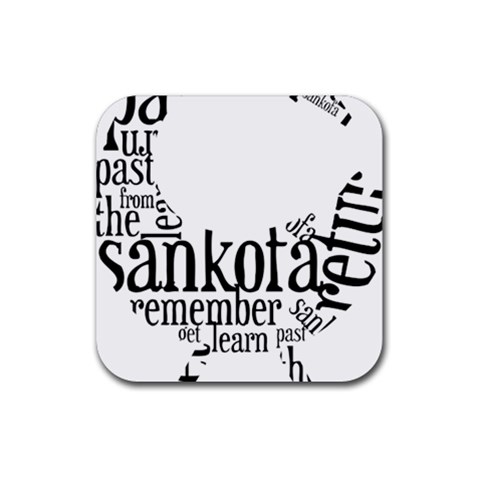 Sankofashirt Drink Coaster (Square) from ArtsNow.com Front