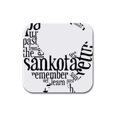 Sankofashirt Drink Coasters 4 Pack (Square) from ArtsNow.com Front