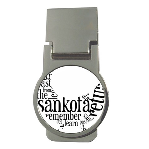 Sankofashirt Money Clip (Round) from ArtsNow.com Front