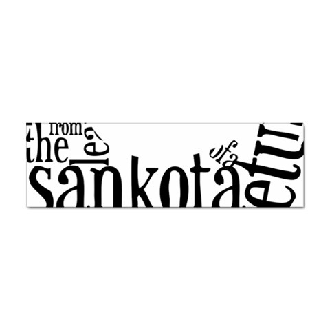 Sankofashirt Bumper Sticker from ArtsNow.com Front