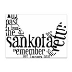 Sankofashirt A4 Sticker