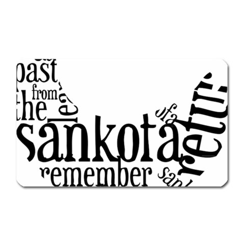 Sankofashirt Magnet (Rectangular) from ArtsNow.com Front