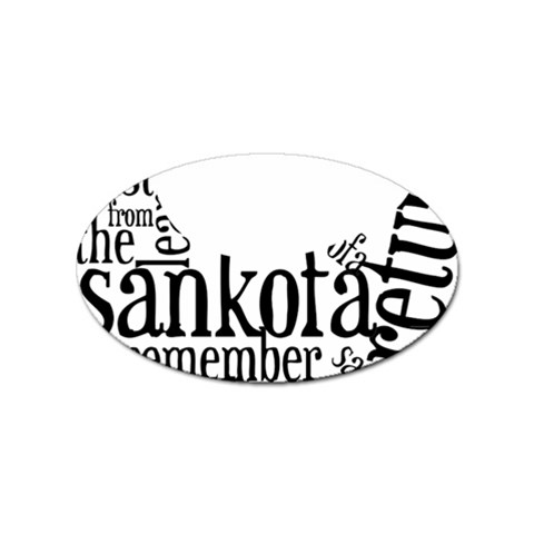 Sankofashirt Sticker 100 Pack (Oval) from ArtsNow.com Front