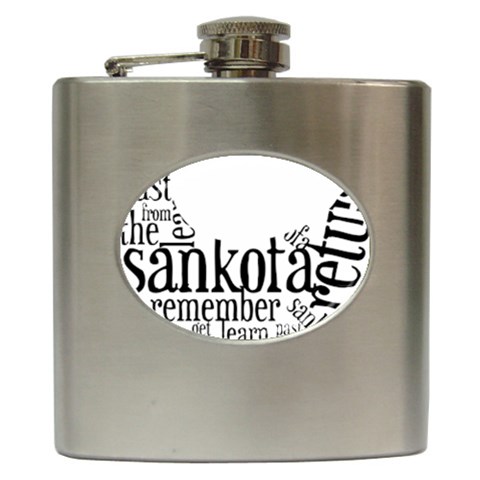 Sankofashirt Hip Flask from ArtsNow.com Front