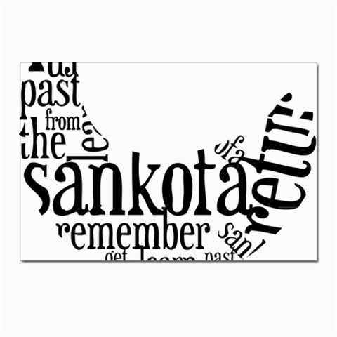 Sankofashirt Postcards 5  x 7  (10 Pack) from ArtsNow.com Front