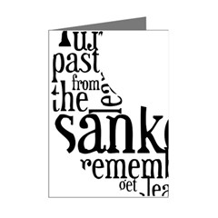 Sankofashirt Mini Greeting Card (8 Pack) from ArtsNow.com Right