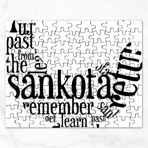 Sankofashirt Jigsaw Puzzle (Rectangle) from ArtsNow.com Front