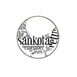 Sankofashirt Golf Ball Marker 4 Pack (for Hat Clip)